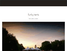 Tablet Screenshot of funky-tents.co.uk